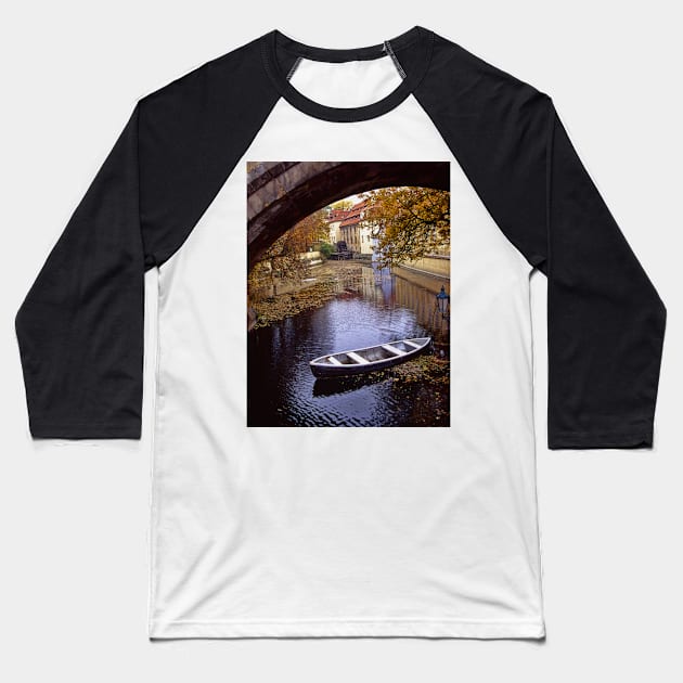 A Backwater in Prague Baseball T-Shirt by IanWL